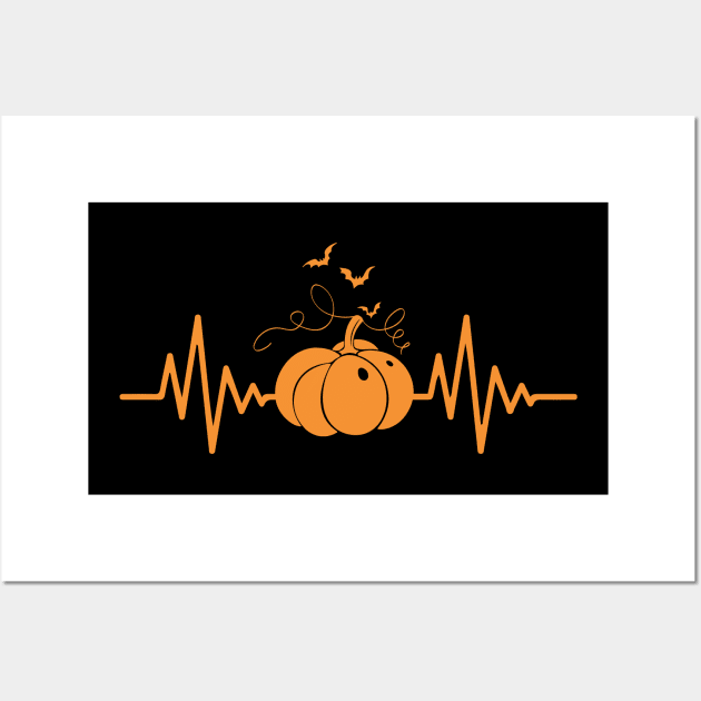 Halloween pampkin tee design birthday gift graphic Wall Art by TeeSeller07